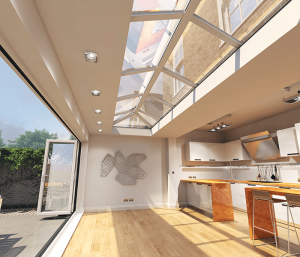 Large roof lantern