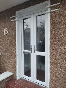 White uPVC Storm Doors