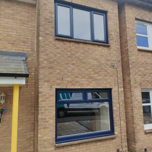 Blue Casement Windows