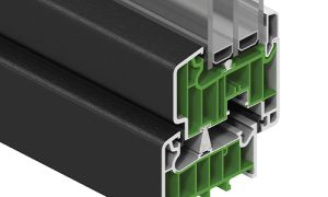 Recycled PVC thermal inserts for window