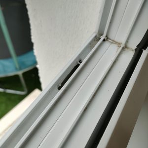 Drainage channel in uPVC Windows