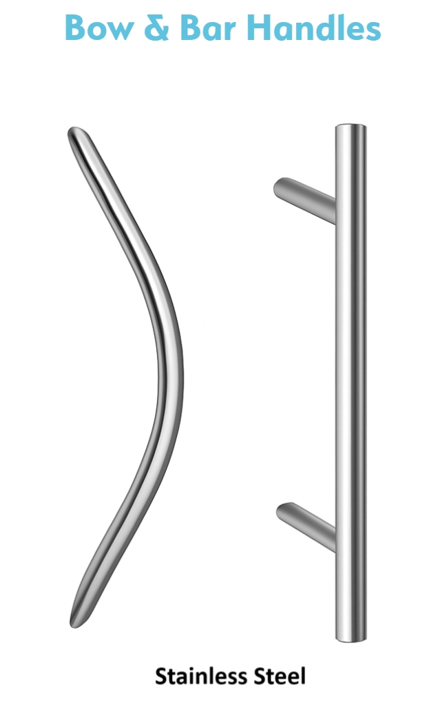 Aluminium Sliding Door Bow and Bar Handles