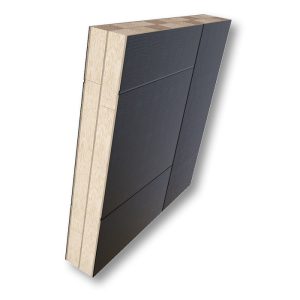 Cut Through of Solid Timber Core Composite